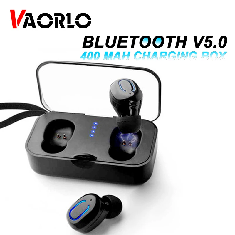 VAORLO 5 0 бинауральные звонки бизнес TWS Bluetooth наушники настоящие беспроводные стерео