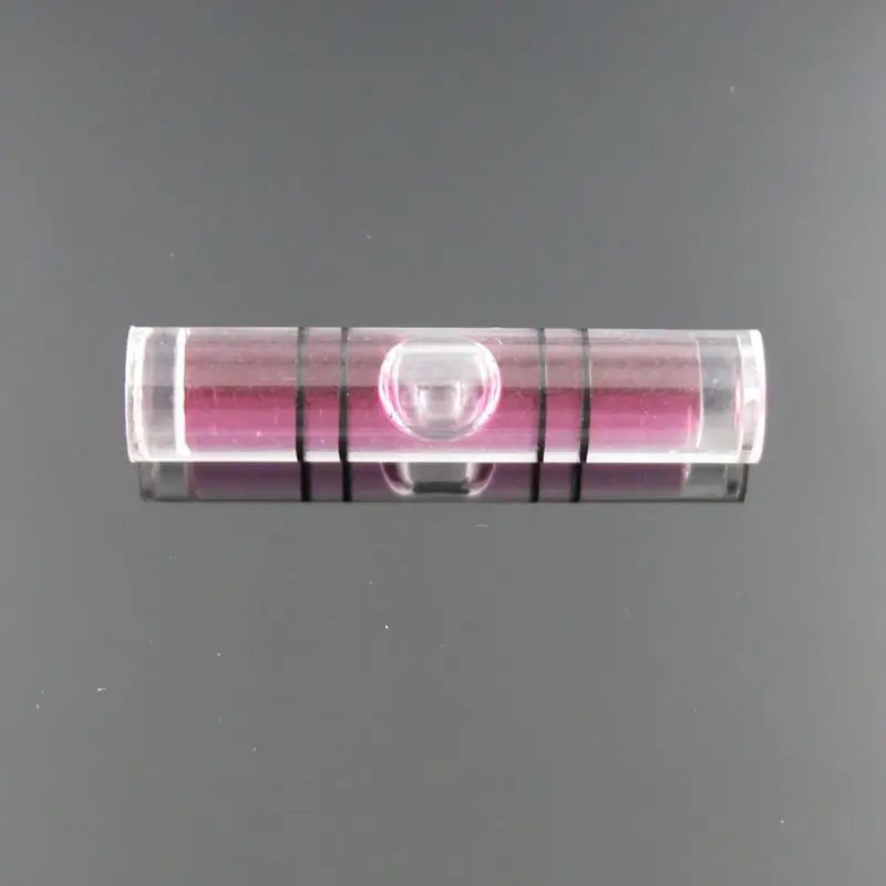 HACCURY 6,3*29 мм пластиковый длинный уровень пузырьков Фиолетовый Цвет Датчик уровня воды спиртовой уровень пузырьковый