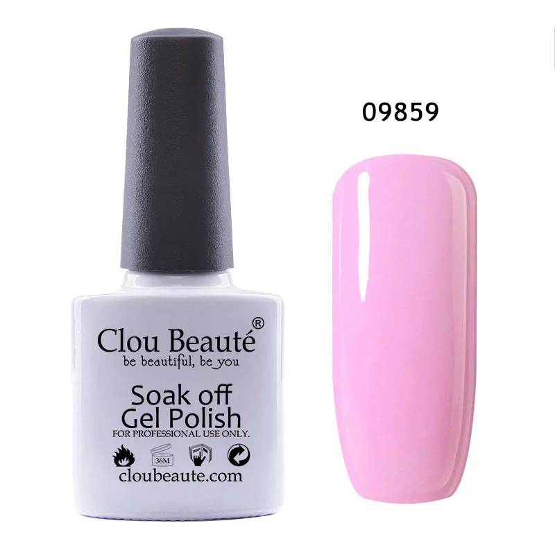 Clou Beaute, 10 мл, фиолетовый цвет, Гель-лак, впитывающий гель, лак, эмалированный лак, СВЕТОДИОДНЫЙ УФ-лак для ногтей, Ультрафиолетовый Лавандовый УФ-Гель-лак - Цвет: 09859