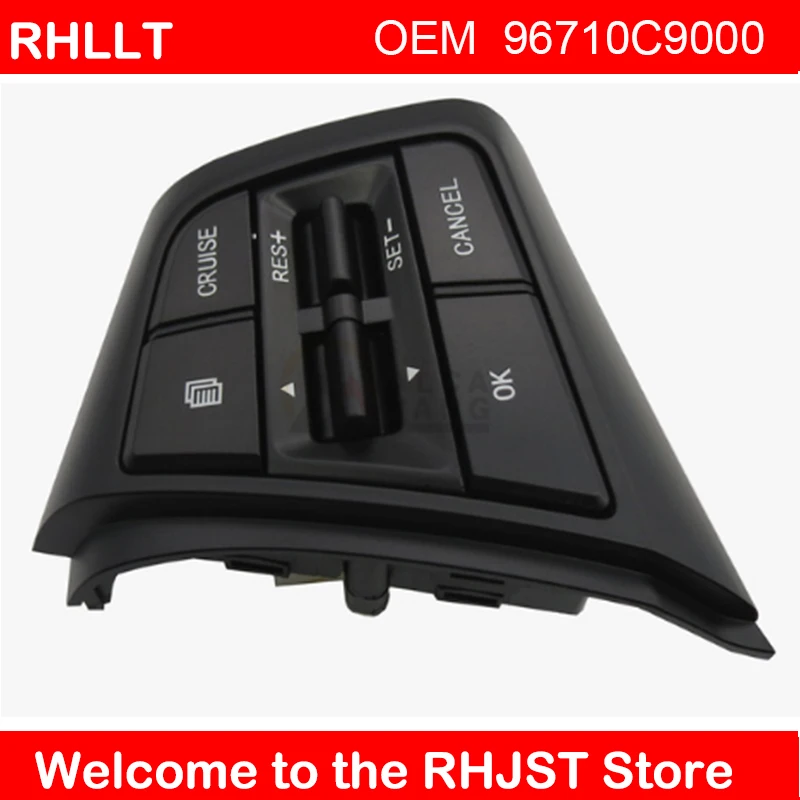 

KEMiMOTO 1 Piece 96710C9000 For Hyundai creta ix25 2.0L Steering Wheel Cruise Control Buttons On Right Side 96710-C9000