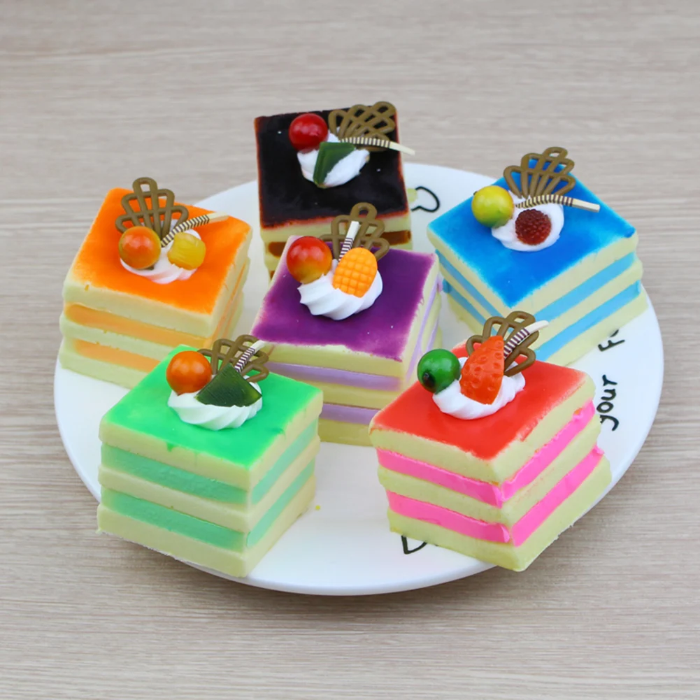

Artificial Fake Cake Simulation Food Home Wedding Photography Decoration Craft Kids Pretend Play Kitchen Toys