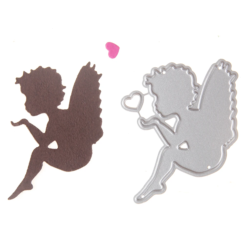

HamyHo Crafts Knife Mold Angel Design Border Metal Cutting Dies Stencil Scrapbooking for DIY Paper Album Cards Embossing Dies