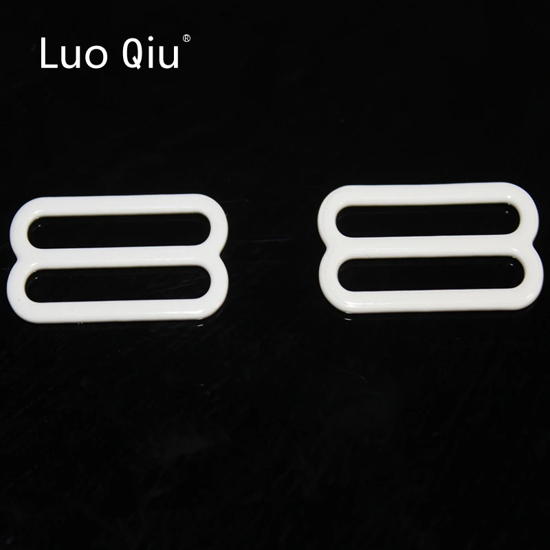 Luo Qiu белый бюстгальтер 25 мм с Регулируемыми пряжками (100 шт./лот) 8 бюстгальтеров