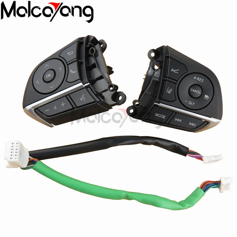 For Toyota New Style Steering Wheel Cruise Control Buttons Remote