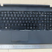 США Новая Клавиатура ноутбука с Упор для рук и тачпадом для samsung NP300E5A NP305E5A NP300V5A NP305V5A английский черный