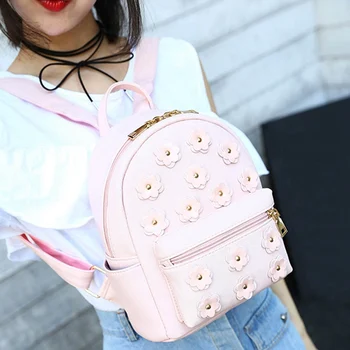 

Printing Backpack Small Backpack For Teenagers Girls Women Flower Mini Bag School Bags Mochila Escolar Female Korean