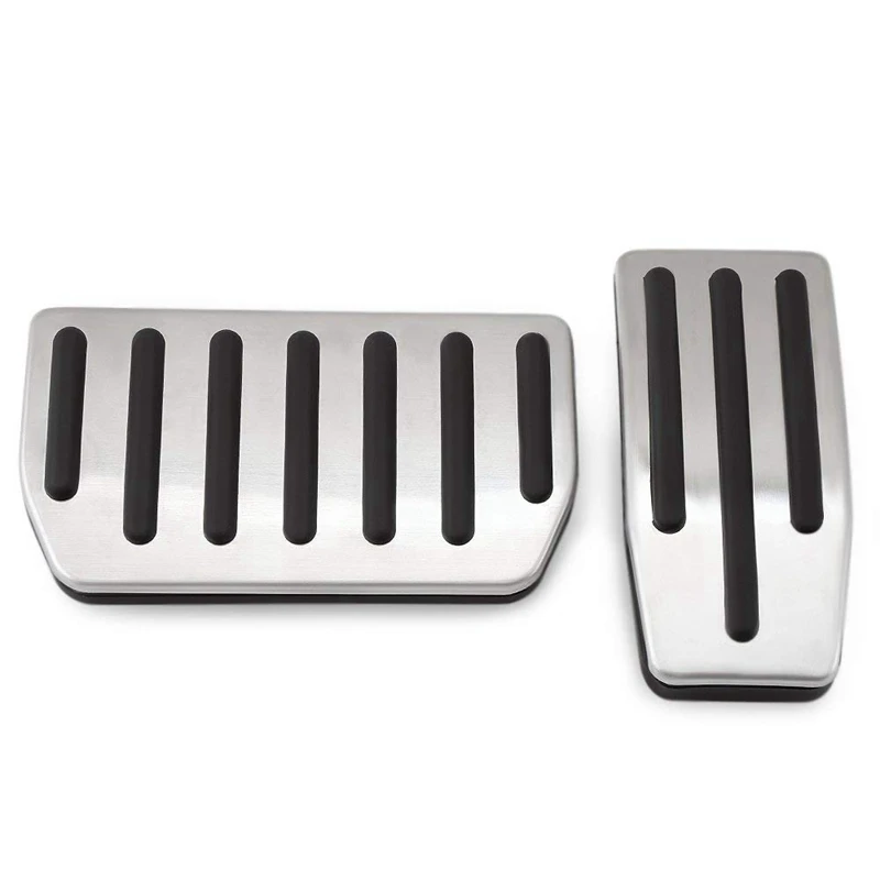Pedal Cover Pads, Brake Accelerator Foot Rest Dead Pedals Stainless Steel Non Drill Accessories For Tesla Model X Model S(Acce