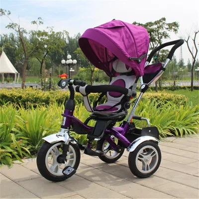 Детский трехколесный велосипед babyfond, многофункциональный велосипед для малышей, вращающийся велосипед для детей 1-5 лет