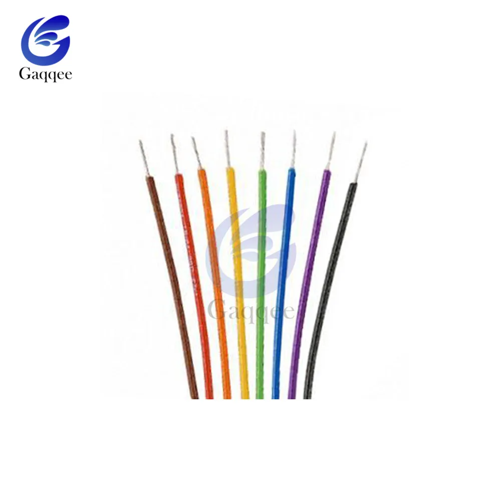 Оберточный провод 8 30AWG изоляционный кабель из луженой меди UL1423 0 25 мм твердая ПВХ