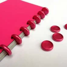 10 шт. 24 мм алюминиевое переплет кольцо Пряжка Грибное отверстие связующее с металлическим диском диск переплет книги Переплет поставки A5 связующее