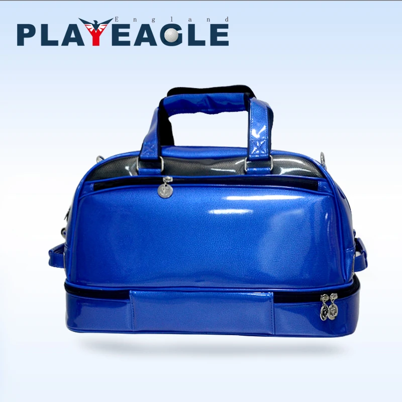 PLAYEAGLE Waterpoof بو الجلود ملابس الغولف حقيبة للرجال سعة كبيرة الغولف بوسطن حقيبة السفر أكياس مع الأحذية جيب