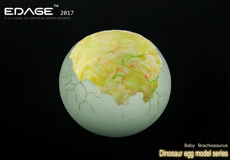 2018 CE аутентификация EDAGE Baby Brachiosaurus Jurassic World модель Dragon Of Dinosaur Egg инкубационная