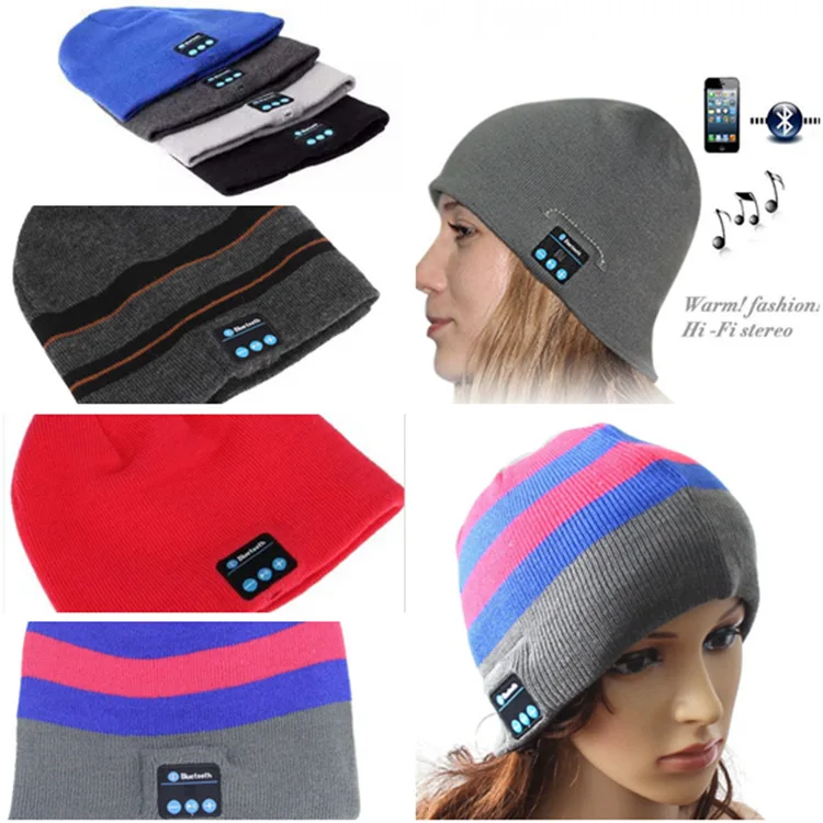 headphone winter Wireless Bluetooth music hat Sport Baseball Cap Canvas