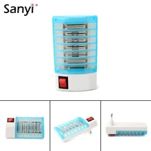 Новинка комаров убийца лампа светодиодный Электрический комары мухи Жук Насекомое ловушка уничтожитель Zapper ночника освещения ЕС/США штекер