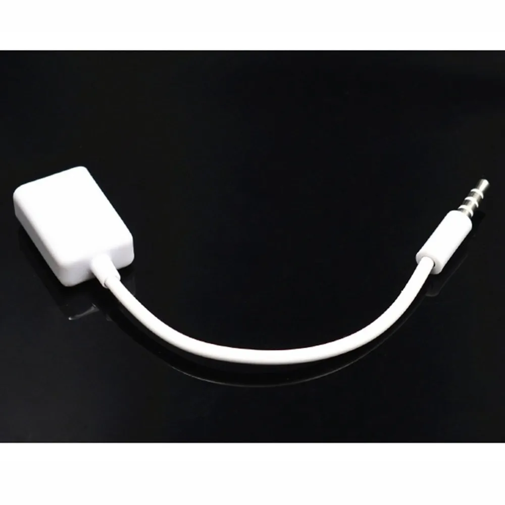 AUX к USB 3 5 мм папа Aux аудио разъем 2 0 Женский конвертер кабель только автомобильный