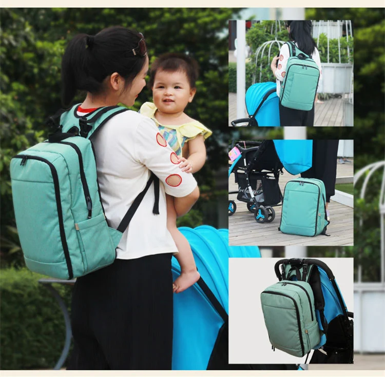 Новые простые Стиль прямоугольник качества на молнии детские пеленки сумка multi-карман Для женщин пеленки мешок для детской моды пеленки