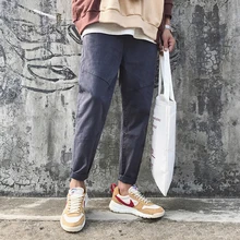 Мода, весенние Узкие повседневные штаны, панковские штаны, мужские брюки, мужские спортивные брюки, брюки для отдыха, джоггеры, M-XL