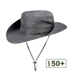 Уличная новая рыболовная шляпа, твердая Солнцезащитная 50 + UPF мягкая Рыбацкая шляпа с изменяемой резинкой