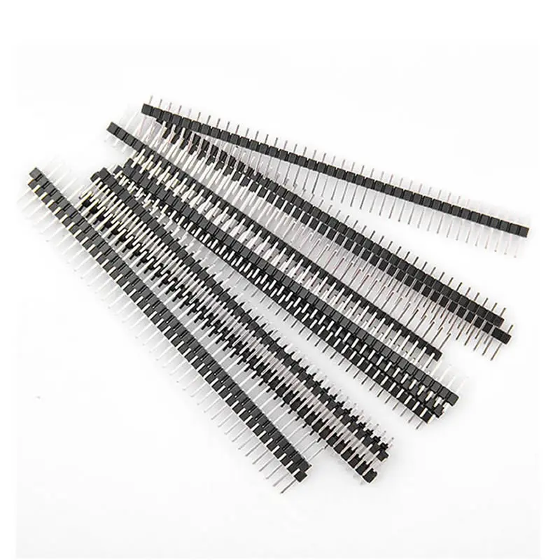 86075 Бесплатный shiiping Горячая Sale10pcs 40 Pin 1x40 Однорядные Мужской 2.54 мм Breakable