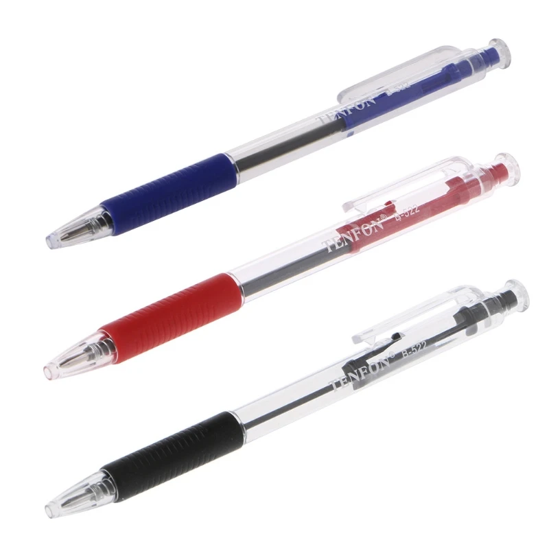 Ballpoint Pen Red Black Blue Gel Ink Pen Comfort Grip Smooth Writing 0.7mm Ballpoint Pen Red Black Blue Gel Ink Pen Comfort Grip Smooth Writing 0.7mm
