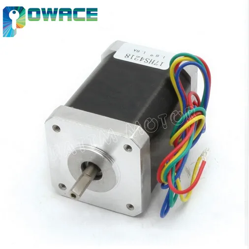 1 шт. шаговый двигатель Nema17 60 мм 17HS4218 95Oz in 1.8A CNC лазерный измельчитель пены