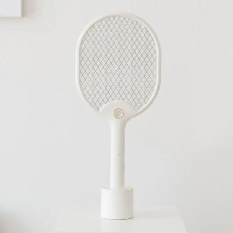 

Electrical USB Rechargable Fly Swatter Repellents Reusable Handheld Home Use With LED Lights Bug Zapper Mosquito Killer Insect