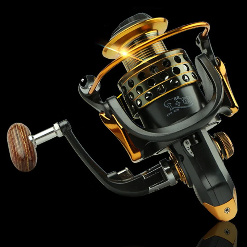 Pesca para a Pesca de Água Carretel de Pesca de Metal Alta Qualidade Fiação 14bb Xf1000 xf7000 Ratio 5.1: 1 4.7: 1 Roda Peixe Carretilha Salgada