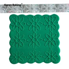 Хризантема шаблон отпечаток тисненая Скалка помадка торт украшения инструменты A352