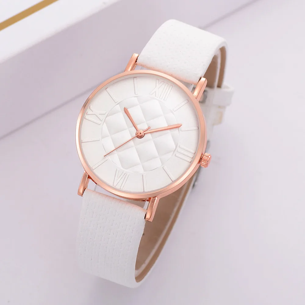 Женские часы, маленькие из искусственной кожи Кварцевые аналоговые наручные часы, браслет, наручные часы, горячая Распродажа relogio feminino HK& 50
