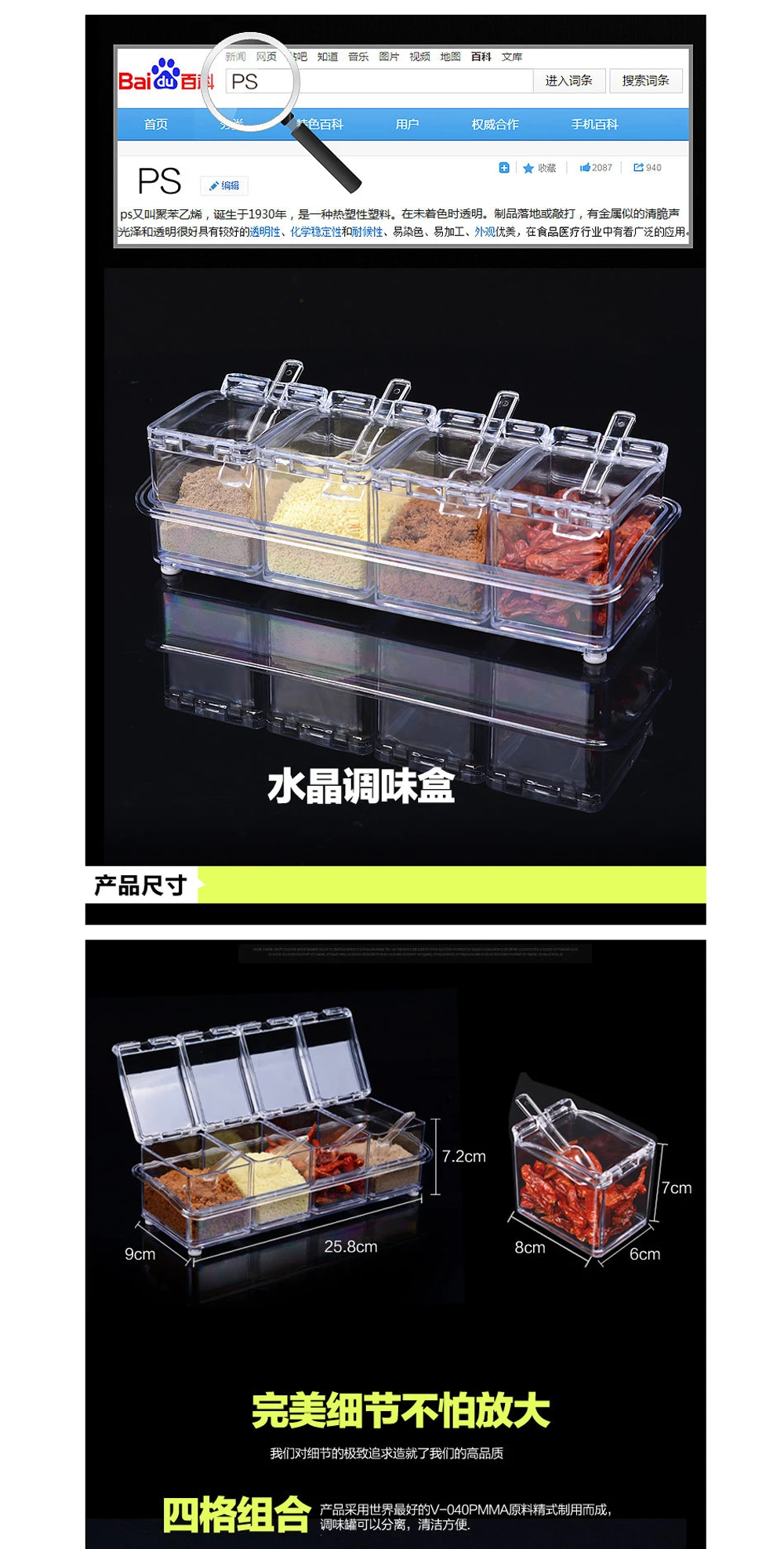 4 шт прозрачная приправа соляная банка коробка для хранения кухня специй Коробка Для Хранения Сахара