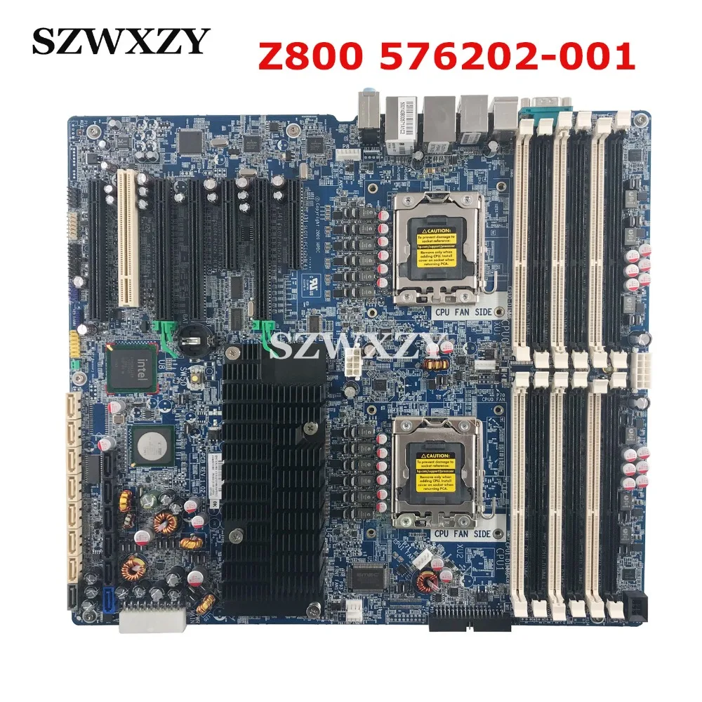 Оригинальная материнская плата для сервера HP Z800 576202 001 460838 002 536798 REV 1 02 LGA 1366