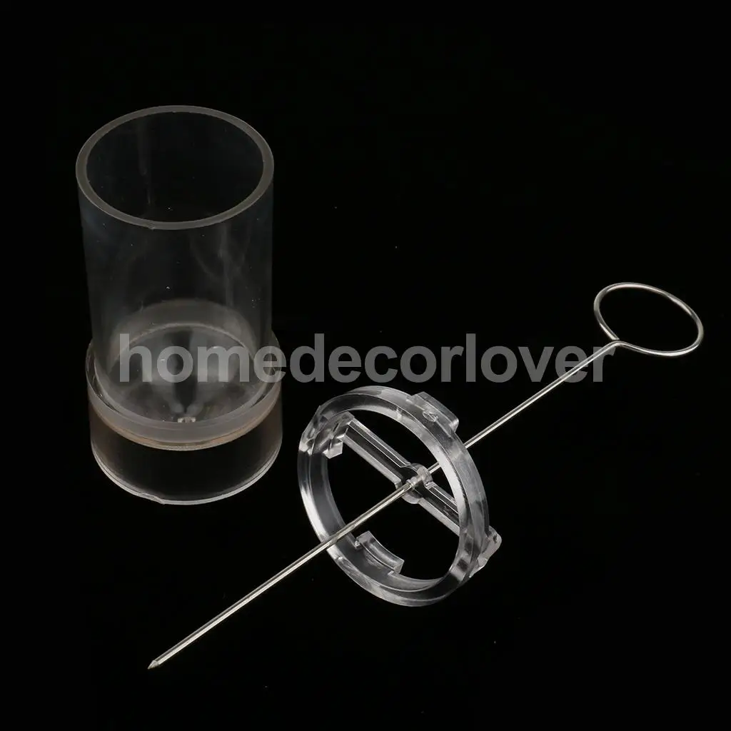 10cm Church Top Candle Making Model Mould with 50pcs 15cm Pre Waxed Wicks for DIY Candle Making