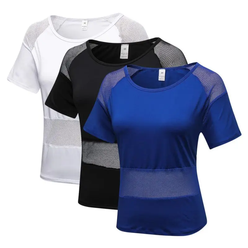 

Women Wicking Breathable Short Sleeve Loose T-shirt Running Workout Activewear Comfort GYM T Shirt harajuku t shirt