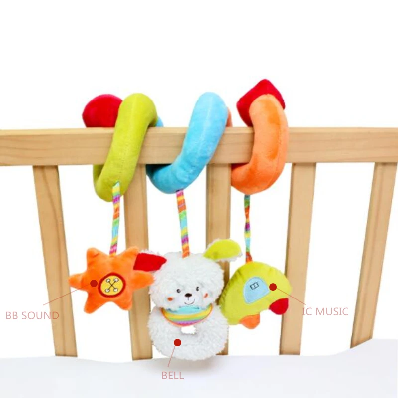 Infant Comfort Toys Toddler Bed & Stroller Spiral Plush Toys Baby Rattles Mobiles Educational Crib Hanging Baby Boy Toys Infant Comfort Toys Toddler Bed & Stroller Spiral Plush Toys Baby Rattles Mobiles Educational Crib Hanging Baby Boy Toys
