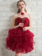 2016 neuesten Designs Schatz Tulle Falte Cocktailkleider Weg Von Der Schulter Cocktailkleid Short Mini Ballkleid Für Party
