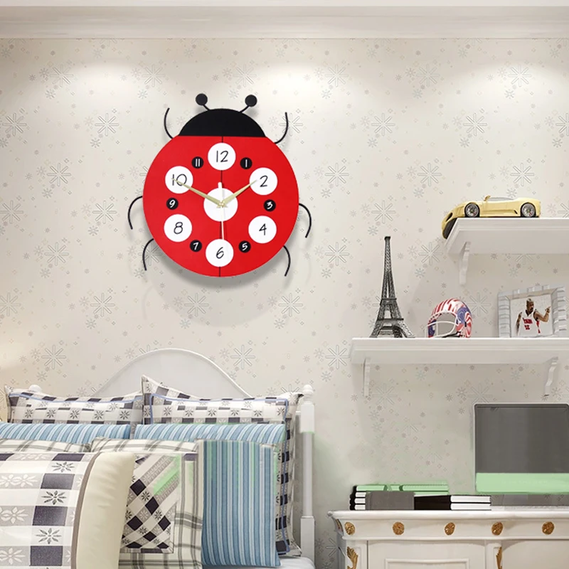 Cartoon Children's Room Animal Wall Clocks
