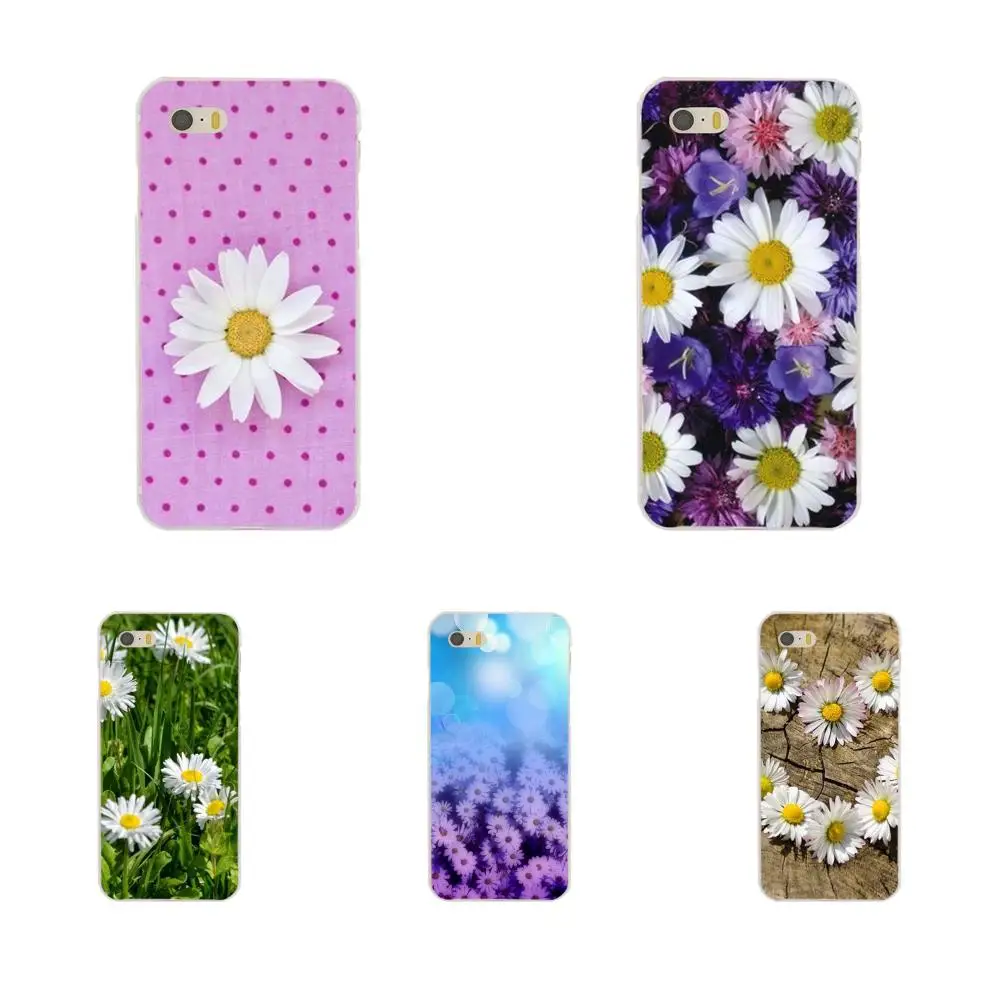 Diy Роскошный чехол для телефона Apple iPhone 4 4S 5 5C 5S SE 6 6S 7 8 Plus X XS Max XR Sweet Daisy Flower |
