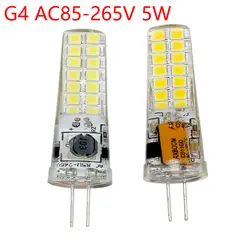 Горячая распродажа! G4 5 Вт SMD2835 28 светодиодов AC85V-AC265V антибликовый светодиодное освещение лампы Bombillas лампочка-кукуруза огни лампады 10 шт./лот