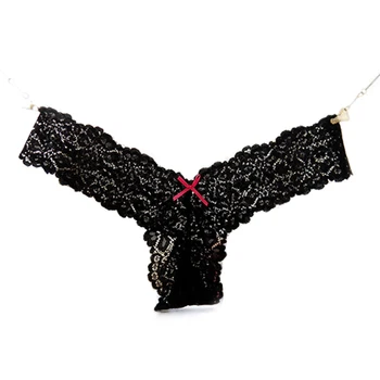 

New Women G String Sexy Underwear Ladies Lace Briefs Panties Super Thin Hollow Low-rise Thongs And G-Strings Female Underpants