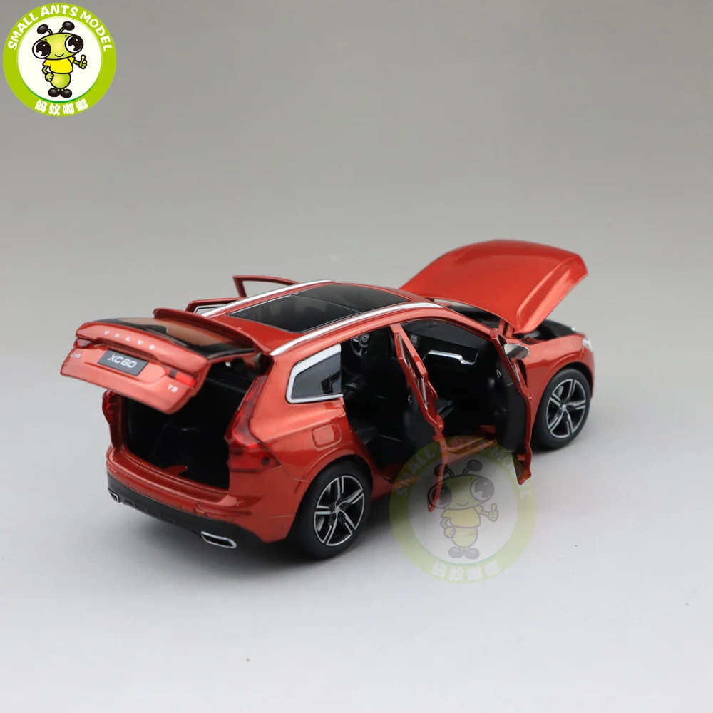 1/32 JACKIEKIM NEW Volvo XC60 Shock Absorption Diecast Model CAR SUV Toys for kids Boy girl Gifts