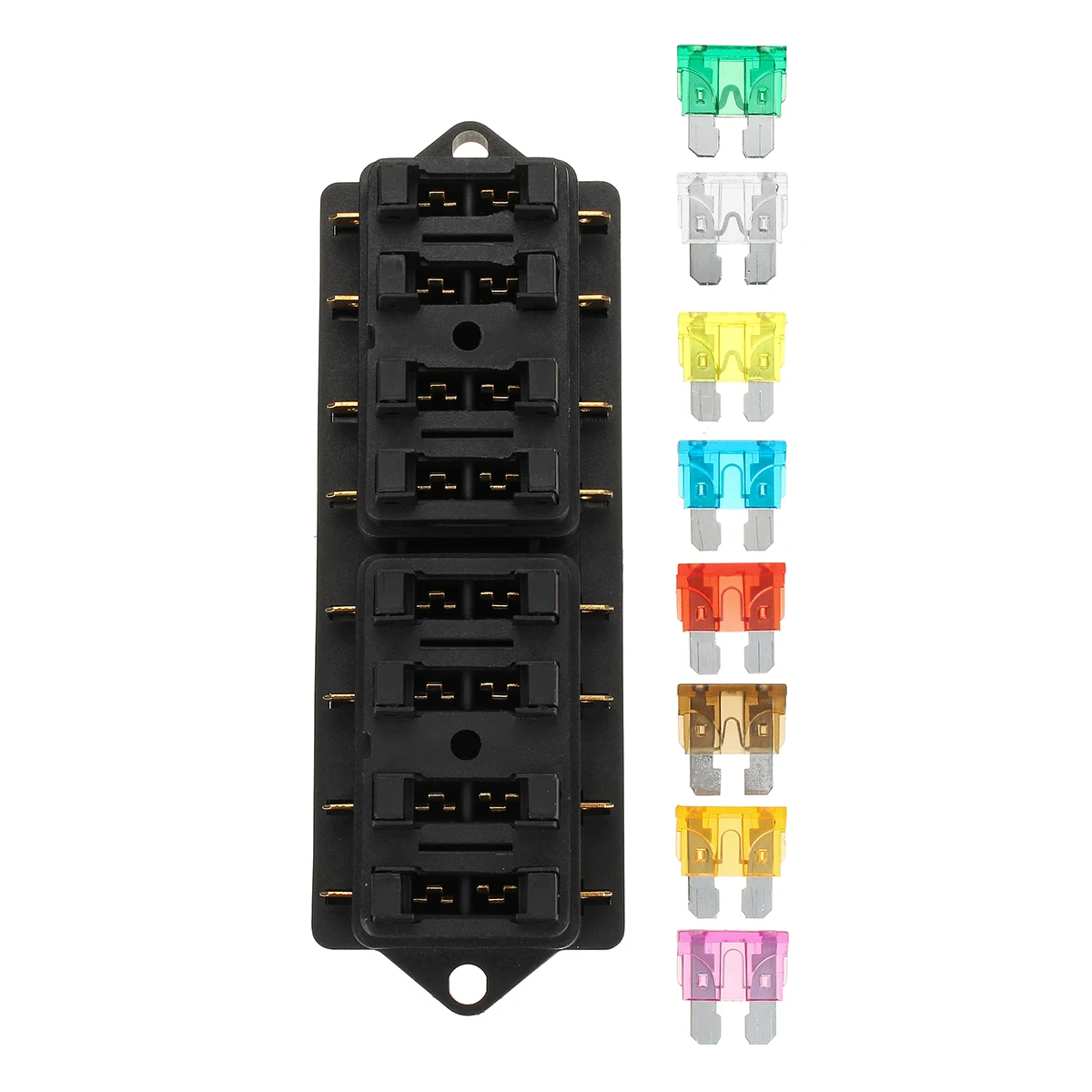 12 V универсальный двигатель 8 способ схема стандартная Контактная Пластина держатель плавкого предохранителя 3A 5A 7.5A 10A 15A 20A 25A 30A
