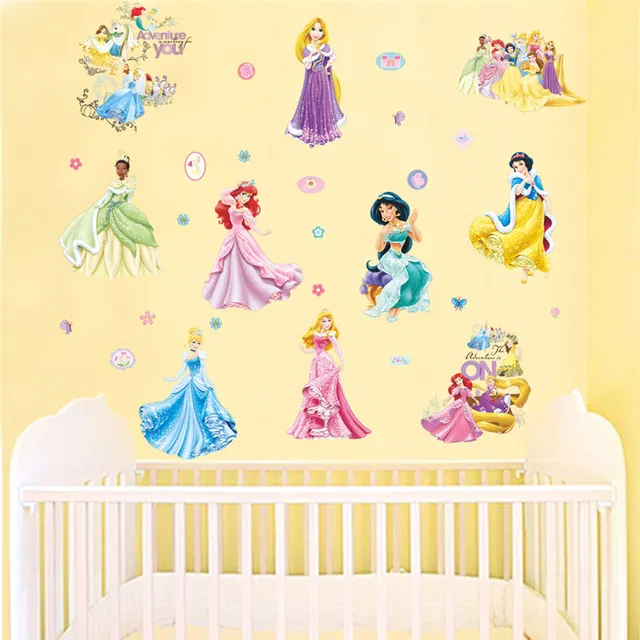 Fairy Tale Wall Stickers Princess Poster Diy Removable Children Fairy Tale Wall Stickers Princess Poster Diy Removable Children Decals Decor Kids Room Nursery