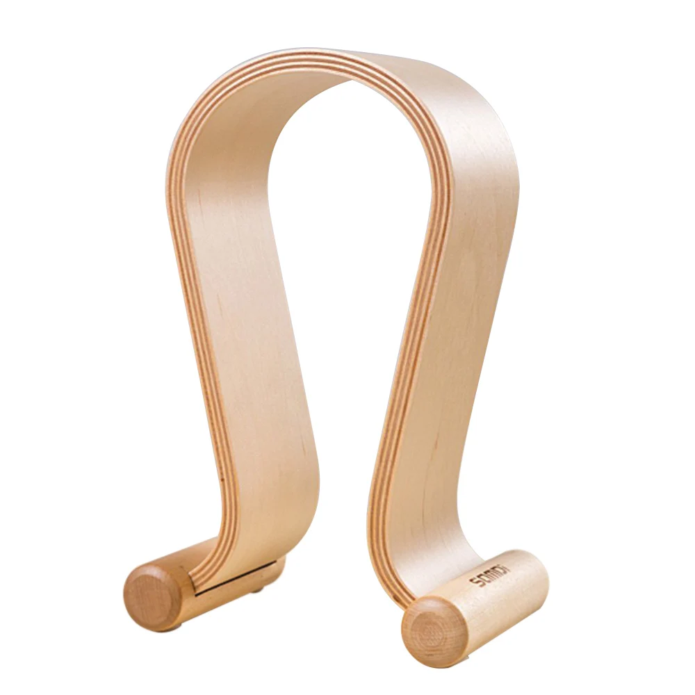 

SamDi Wooden Headphone Display Stand Headphone Holder Headset Hanger Suitable All Headphone Size in Birch (Beige)