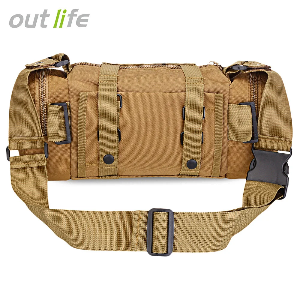 Outlife متعددة الوظائف في الهواء الطلق حقيبة كتف مفردة التكتيكية الخصر حقيبة رخوة حزمة العسكرية الظهر لل تخييم التنزه الإرتحال Outlife متعددة الوظائف في الهواء الطلق حقيبة كتف مفردة التكتيكية الخصر حقيبة رخوة حزمة العسكرية الظهر لل تخييم التنزه الإرتحال