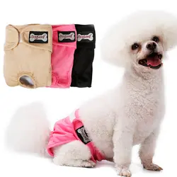 Новый дизайн чистый и гигиенический щенок собака физиологические брюки с уплотнением полиэстер удобные моющиеся шорты санитарные брюки 910E