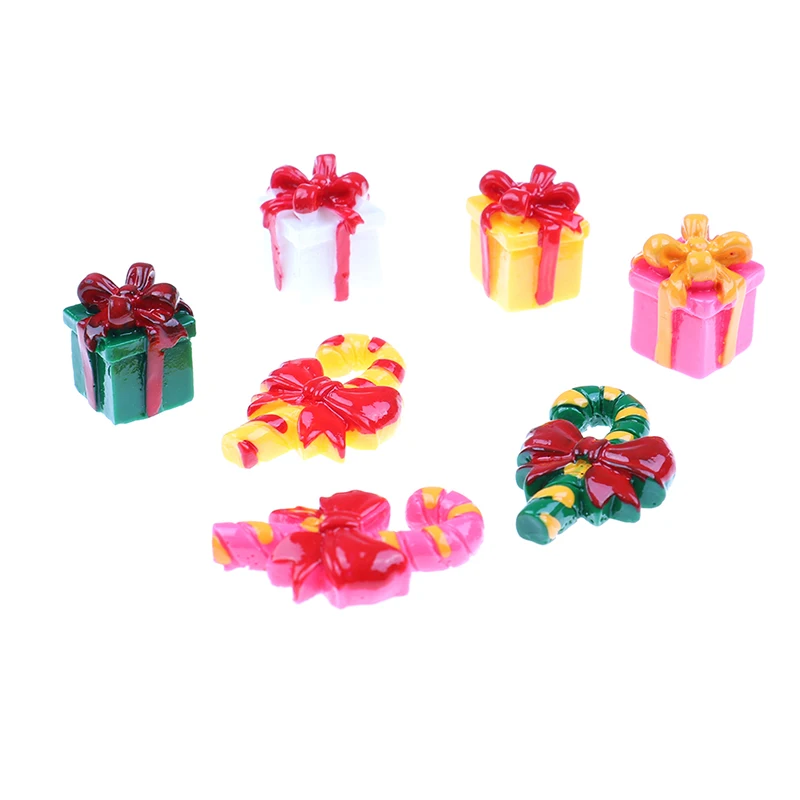 

1Set/6PCS DIY Miniature Christmas Tree Mini House Fairy Garden Ornament Craft Decor Home Decoration Accessories