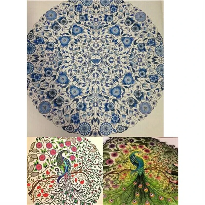 Secret Garden Coloring Book For Children Adult Send 18 Color Pencils In Books From Office School Supplies On Aliexpress