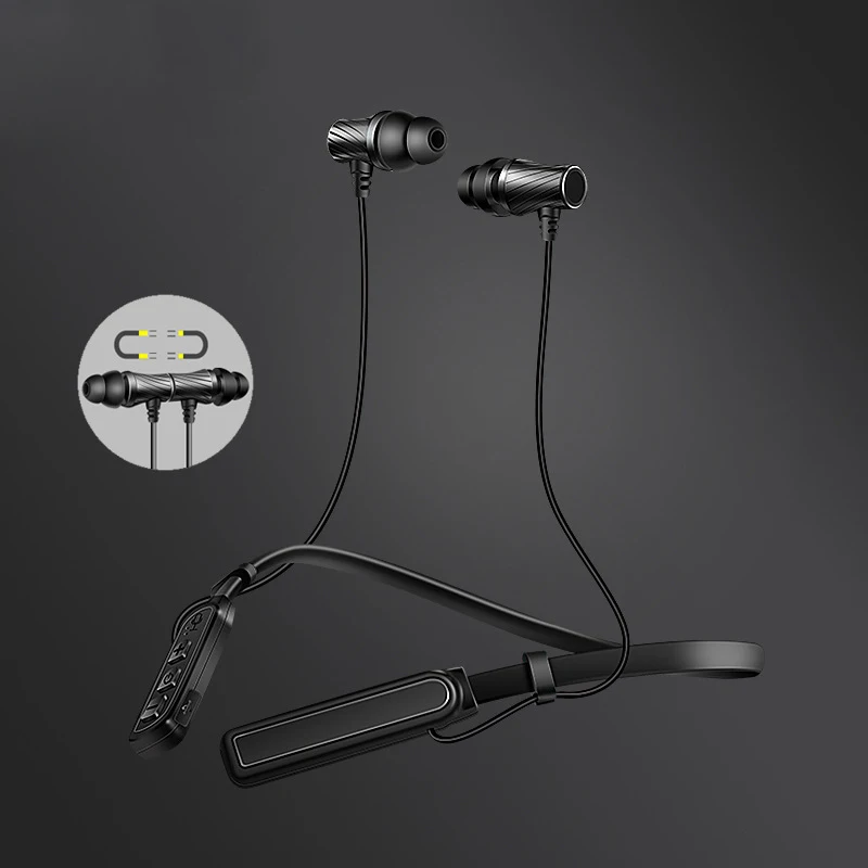 Wireless Neckband Earphone In ear Headset Sport Running Music
