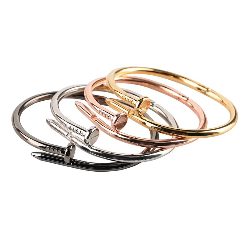 

Minimalist Bracelet Adjustable Cuff Bracelets Charm Women Stainless Steel Jewelry Lover Bangle Couple Mother 'Day Gift