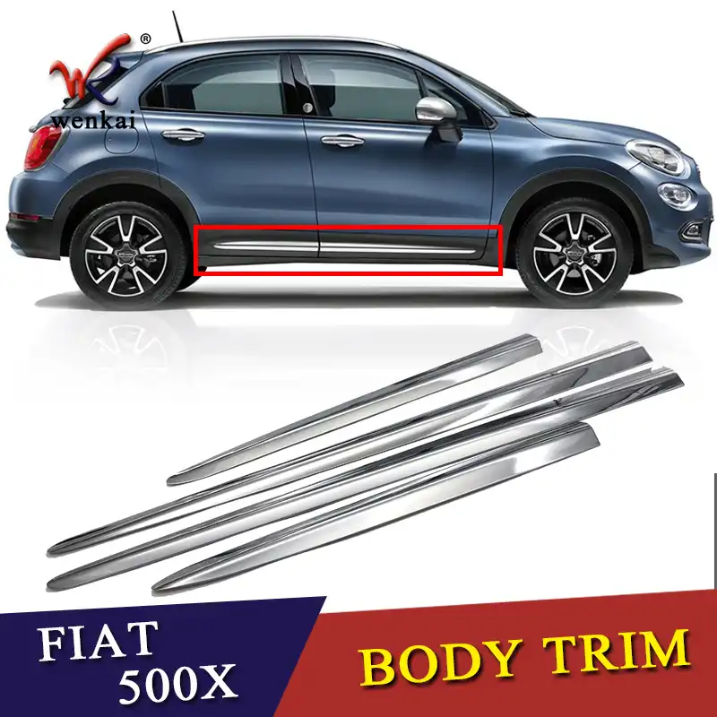 Schlummer Mönch Tumor WENKAI ABS Chrome Door Corpo Stampaggio Fit Per Fiat 500X 2015 2016 2017 2018 Accessori Per Fasce Laterali Della Cornice di Copertura|Cromature| - AliExpress Schlummer Mönch Tumor WENKAI ABS Chrome Door Corpo Stampaggio Fit Per Fiat 500X 2015 2016 2017 2018 Accessori Per Fasce Laterali Della Cornice di Copertura|Cromature| - AliExpress